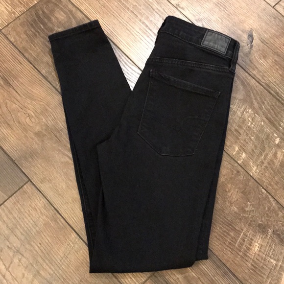 American Eagle Outfitters Denim - AEO Next Level Stretch Black Hi-Rise Jegging